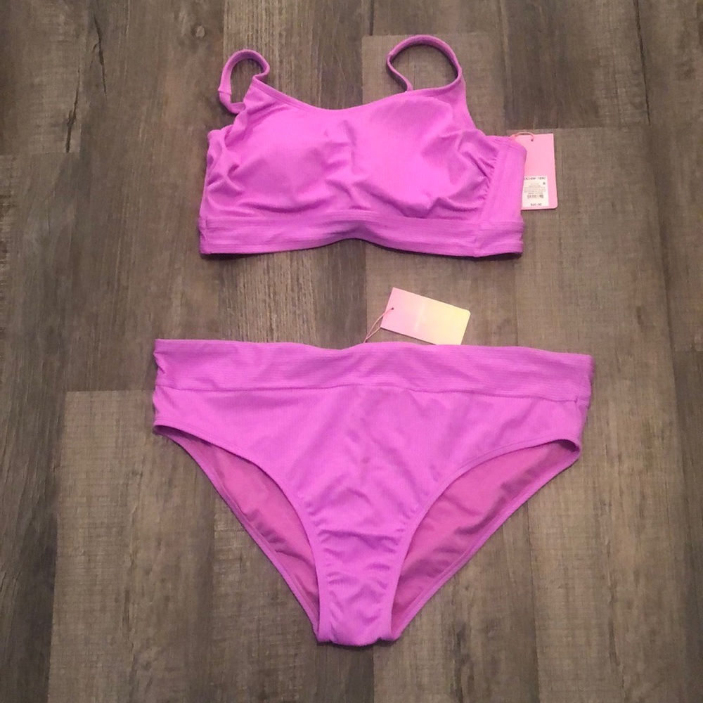 NWT Stoney Clover Lane for Target Purple Swimsuit Bottoms ONLY